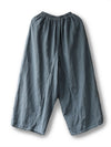 Women Vintage Spring Spliced Loose Cotton Linen Pants