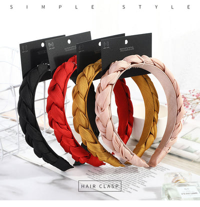 simple style braid twist cloth handmade hair band 1 piece