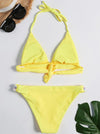 Triangle Halter-neck Bikinis Swimwear