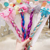 children&#39;s cartoon  color wig hair rope headdress cheap scrunchies