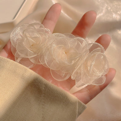 camellia hair clip korean personality flower hair accessories