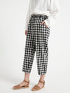 Plus Size Plaid Casual Summer Women Loose Pants