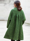 Plus Size Winter Women Casual Loose Woolen Coat