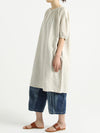 Plus Size Linen Summer Loose Casual Dress