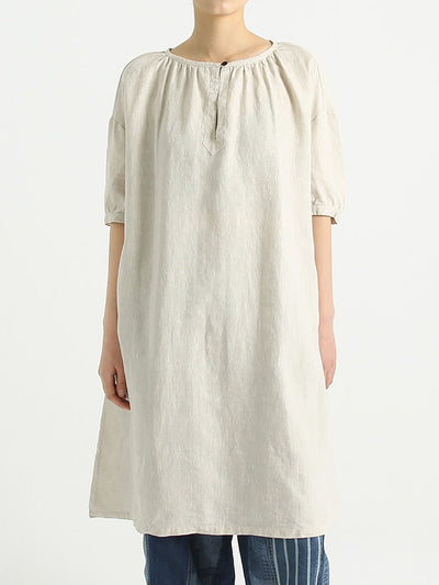 Plus Size Linen Summer Loose Casual Dress