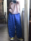 Women Summer Vintage Solid Loose Linen Pants