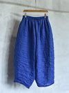 Women Summer Vintage Solid Loose Linen Pants