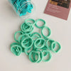 korean simple gradient boxed plush towel circle box of seamless hair ring set