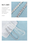 fashion bridal rhinestone wedding dress accessories wild waist belt