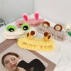 korean cute rabbit ears  plush hairband