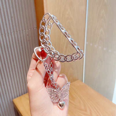 butterfly metal geometric hollow hair clip