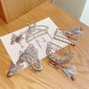 butterfly metal geometric hollow hair clip