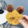 cute cat ears plush hair ring