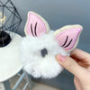 cute cat ears plush hair ring