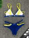 Sport-Styles V-Neck Ruched Bikini Swimsuit