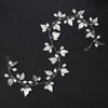 sweet bride golden headdress leaves pearl hairband hair accessories