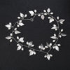 sweet bride golden headdress leaves pearl hairband hair accessories