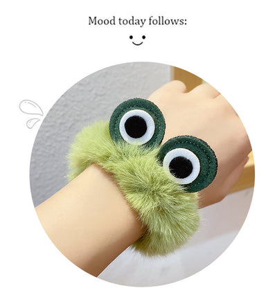 fashion cartoon plush handmade hair tie 1 piece