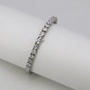 Shiny Geometric 316 Stainless Steel  Zircon Tennis Bracelet In Bulk