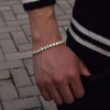 Shiny Geometric 316 Stainless Steel  Zircon Bracelets In Bulk