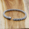 Shiny Geometric 316 Stainless Steel  Zircon Tennis Bracelet In Bulk