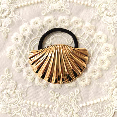 Women's Classic Style Scallop Starfish Flower 304 Stainless Steel Plating Hair Clip Hair Tie