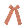 cute sweet flower bow knot cloth lace hair clip