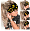 classic style sunflower colorful butterfly cloth hair band