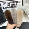 women's elegant solid color plush hair band