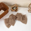 fashion bow shaped headdress women's floating oversized barrettes hairpin