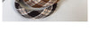 Autumn and Winter Internet Celebrity Qing Mei Cute Preppy Style Plaid High Skull Top Headband Retro Coffee Color Series Outdoor All-Matching Headdress