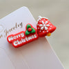 Christmas Fashion Girl'S Christmas Tree Arylic Hair Clip