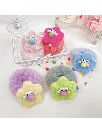 Women's Cute Cartoon Plush Hair Tie