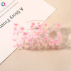 qiyue korean style summer fresh texture plastic hairpin fruit head clip cute girl heart back head hair claw headdress