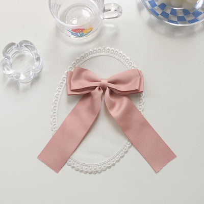 Women's Sweet Simple Style Bow Knot Cloth Hair Clip Hair Tie Brooches