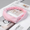 casual simple style stripe solid color cloth stripe hair band