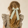 cute sweet flower bow knot cloth lace hair clip