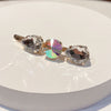 classic style solid color rhinestone diamond hair clip