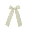 cute sweet flower bow knot cloth lace hair clip