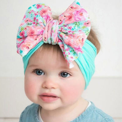 casual plaid bow knot cloth hair band