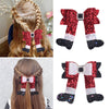 Christmas IG Style Girl'S Bow Knot Sequins Inlay Rhinestones Hair Clip