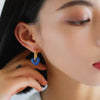 1 Pair Retro Simple Style Heart Shape Plating 304 Stainless Steel Drop Earrings