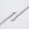 Simple Style Geometric Stainless Steel Zircon Tennis Bracelet In Bulk