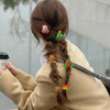 Christmas Elegant Cute Christmas Wind Women's Christmas Tree Bell Plastic Resin Epoxy Hair Clip