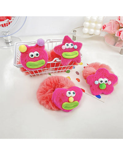 Women's Cute Cartoon Plush Hair Tie