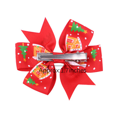 Christmas Fashion Women'S Bow Knot Handmade Hair Clip