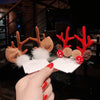 Christmas Cute IG Style Women's Antlers Plush Handmade Hair Clip