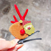 Christmas Cute IG Style Women's Antlers Plush Handmade Hair Clip