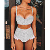 Sexy Lace Bikinis Women Swimsuit Push Up Swimwear Patchwork Bikini Set