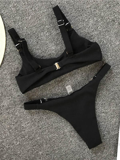 Solid Bohemia Sexy Bikinis Swimwear